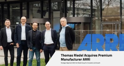 Thomas Riedel's Acquisition of ARRI Marks a Strategic Realignment in Professional Cinema Technology